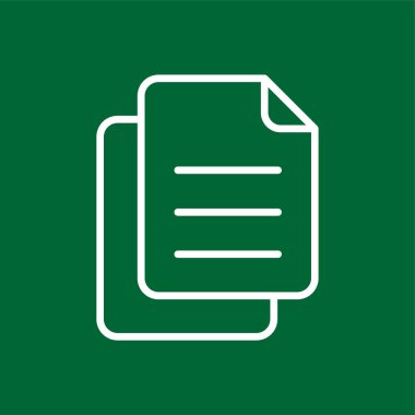 kopya simgesi, vektör illüstrasyonu basit tasarım