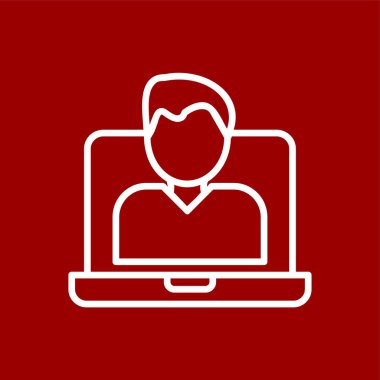 Avatar simgesi, vektör illüstrasyonu basit tasarım