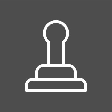 pul simgesi, vektör illüstrasyonu basit tasarım