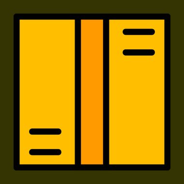 Teslimat kutusu simgesi, vektör illüstrasyonu basit tasarım