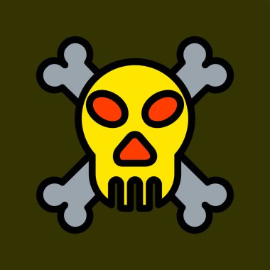 tehlike simgesi, vektör illüstrasyonu basit tasarım