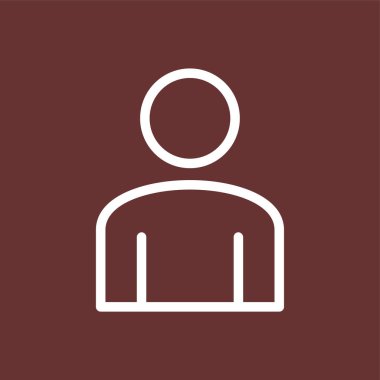 User icon, vector illustration simple design