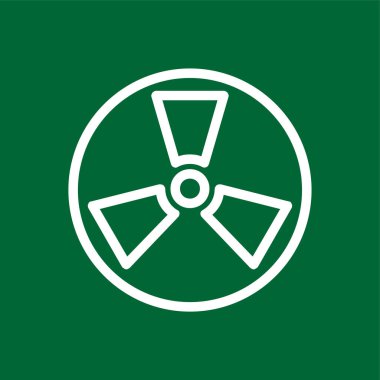 Vantilasyon simgesi, vektör illüstrasyonu basit tasarım