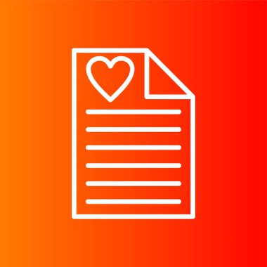 İstek listesi simgesi, vektör illüstrasyonu basit tasarım