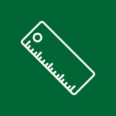 Ruler icon, vector illustration simple design