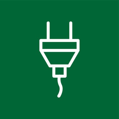 Fiş simgesi, vektör illüstrasyonu basit tasarım