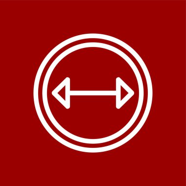 el arabası simgesi, vektör illüstrasyonu basit tasarım