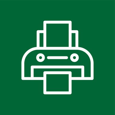 faks simgesi, vektör illüstrasyonu basit tasarım