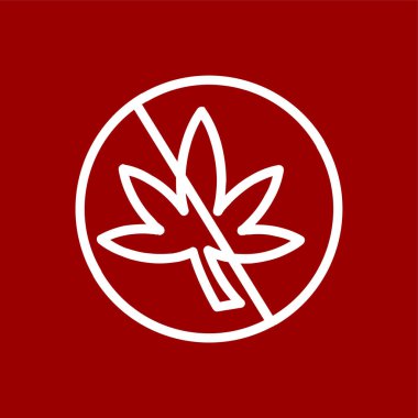 Ot simgesi yok, vektör illüstrasyonu basit tasarım