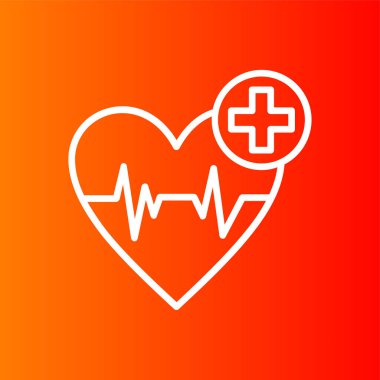 Sağlık hizmeti simgesi, vektör illüstrasyonu basit tasarım