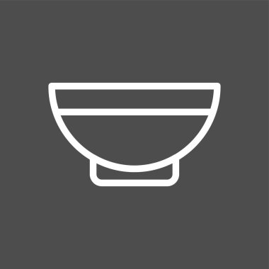 Kase simgesi, vektör illüstrasyonu basit tasarım