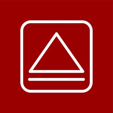 Simge çıkar, vektör illüstrasyonu basit tasarım