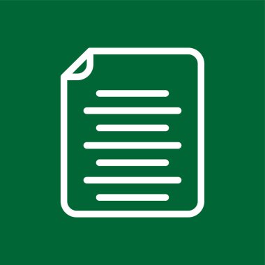 sayfa simgesi, vektör illüstrasyonu basit tasarım