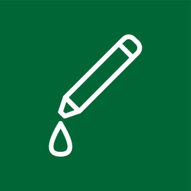 Droper simgesi, vektör illüstrasyonu basit tasarım