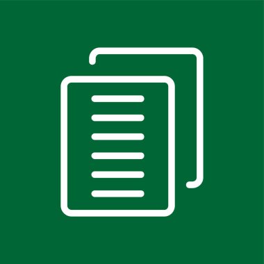 kopya simgesi, vektör illüstrasyonu basit tasarım