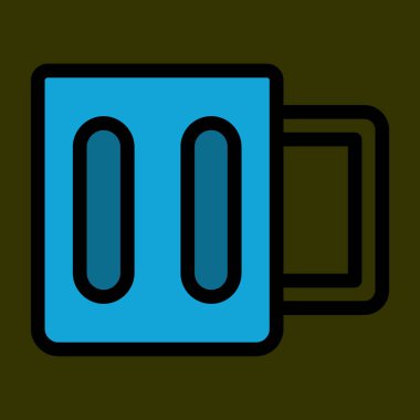 bira simgesi, vektör illüstrasyonu basit tasarım