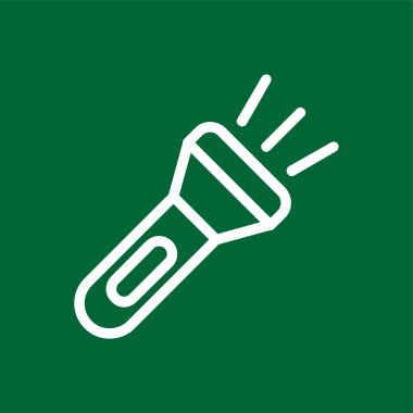 Flah Light simgesi, vektör illüstrasyonu basit tasarım