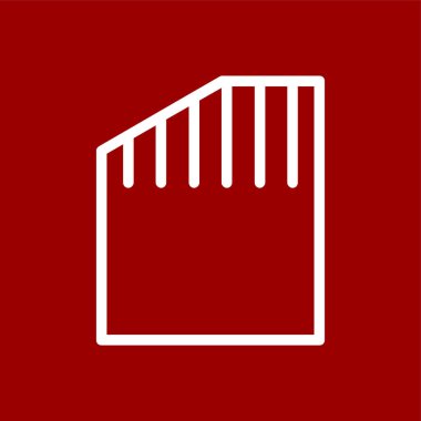 Simcard simgesi, vektör illüstrasyonu basit tasarım