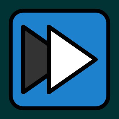 hızlı simge, vektör illüstrasyonu basit tasarım