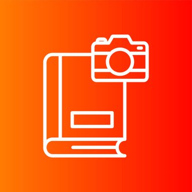 Fotoğraf simgesi, vektör illüstrasyonu basit tasarım