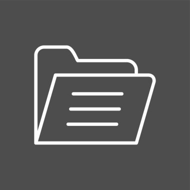 dizin simgesi, vektör illüstrasyonu basit tasarım