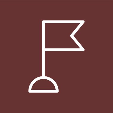 bayrak simgesi, vektör illüstrasyonu basit tasarım