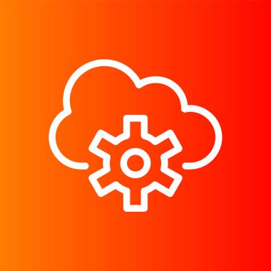 ayarlar simgesi, vektör illüstrasyonu basit tasarım