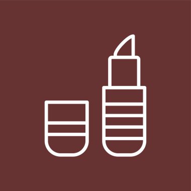 ruj simgesi, vektör illüstrasyonu basit tasarım