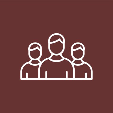 Team icon, vector illustration simple design