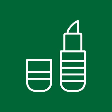 ruj simgesi, vektör illüstrasyonu basit tasarım