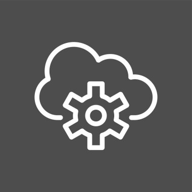 ayarlar simgesi, vektör illüstrasyonu basit tasarım