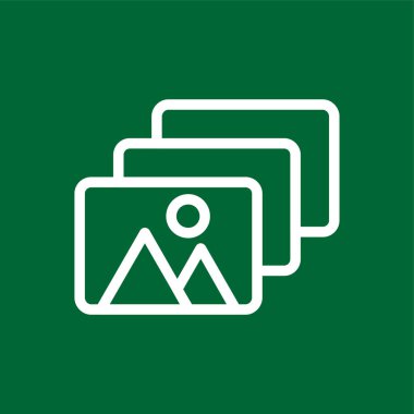 Fotoğraf simgesi, vektör illüstrasyonu basit tasarım