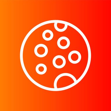 Kurabiye simgesi, vektör illüstrasyonu basit tasarım