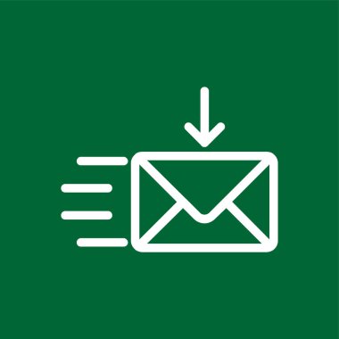 Alıcı simgesi, vektör illüstrasyonu basit tasarım