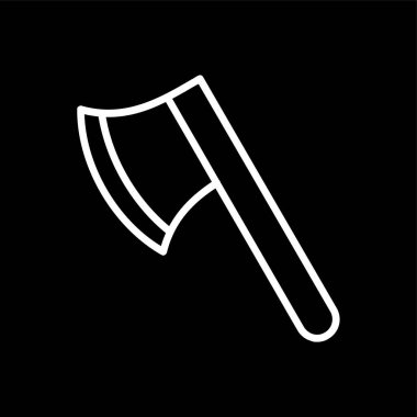 Balta simgesi, vektör illüstrasyonu basit tasarım