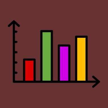 Silindirik Çubuklar simgesi, vektör illüstrasyonu basit tasarım