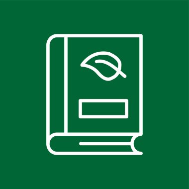 Doğa simgesi, vektör illüstrasyonu basit tasarım