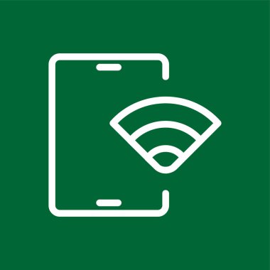 mobil simge, vektör illüstrasyonu basit tasarım