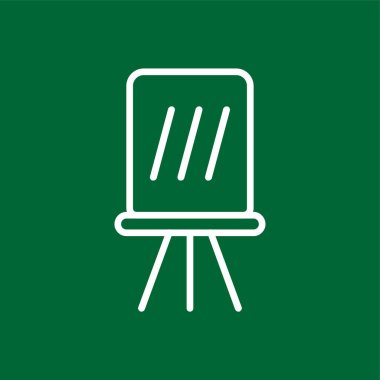 Easel icon, vector illustration simple design