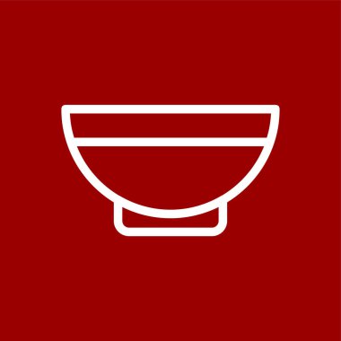 Kase simgesi, vektör illüstrasyonu basit tasarım