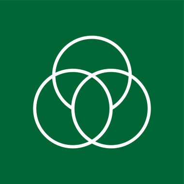 Renk simgesi, vektör illüstrasyonu basit tasarım