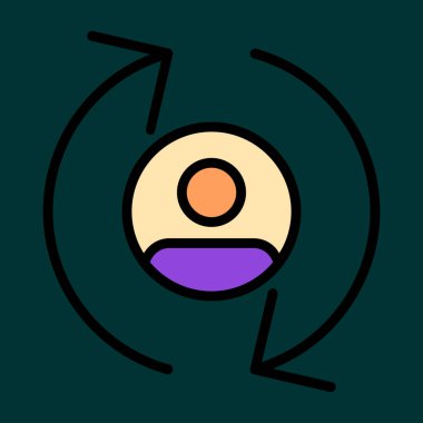 Olağanüstü Simge, vektör illüstrasyonu basit tasarım