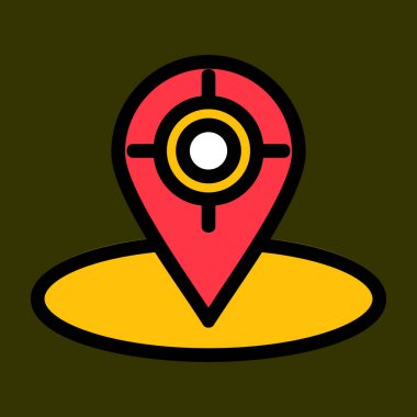 Yer tutucu simgesi, vektör illüstrasyonu basit tasarım