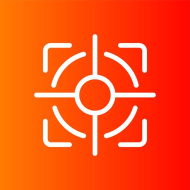 hedef simge, vektör illüstrasyonu basit tasarım