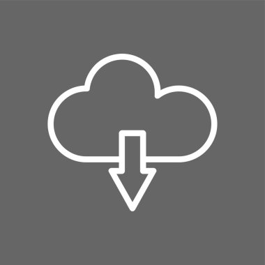 Simge indir, vektör illüstrasyonu basit tasarım