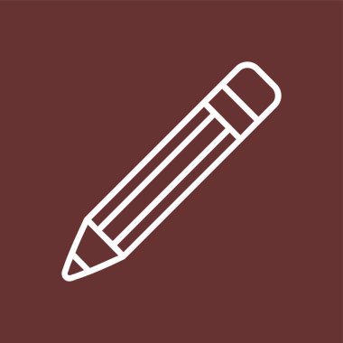 Pencil icon, vector illustration simple design