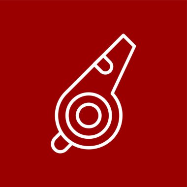 ıslık simgesi, vektör illüstrasyonu basit tasarım