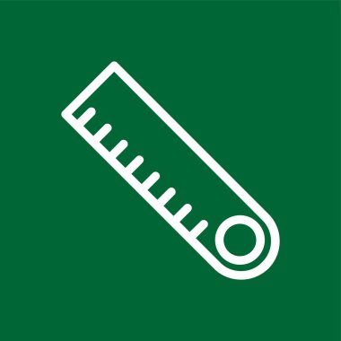 Ruler icon, vector illustration simple design