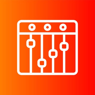 eşitleyici simgesi, vektör illüstrasyonu basit tasarım