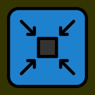 Albüm simgesini azalt, vektör illüstrasyonu basit tasarım